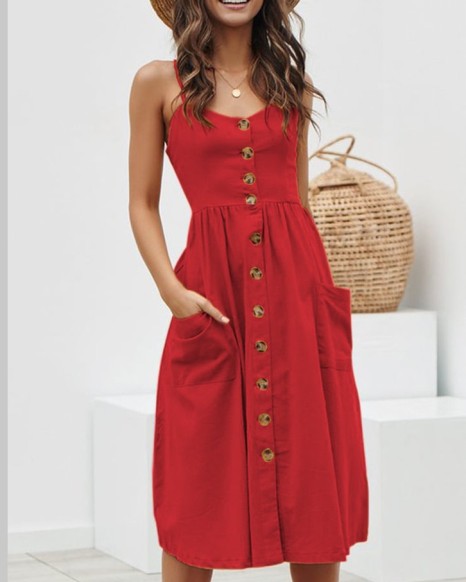 sd-16803 dress-red